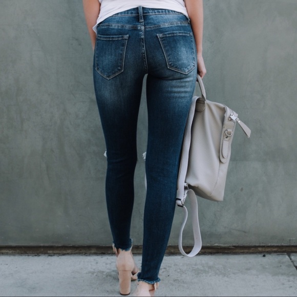 LAST SALE-NO OFFERS‼️Melody Distressed Skinny - Picture 7 of 8